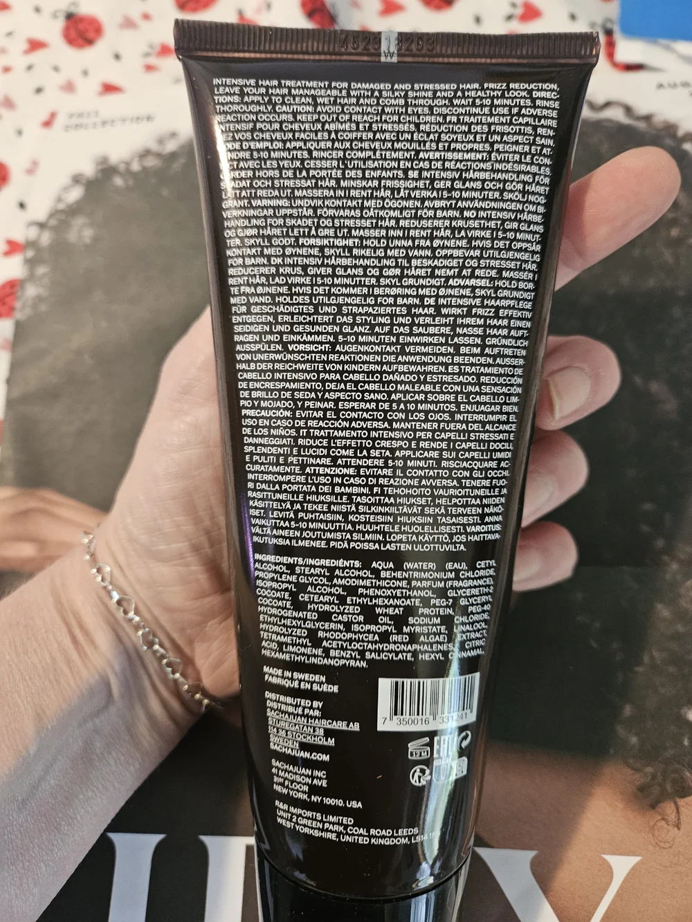 Sachajuan Hair Repair Treatment Mask — Black